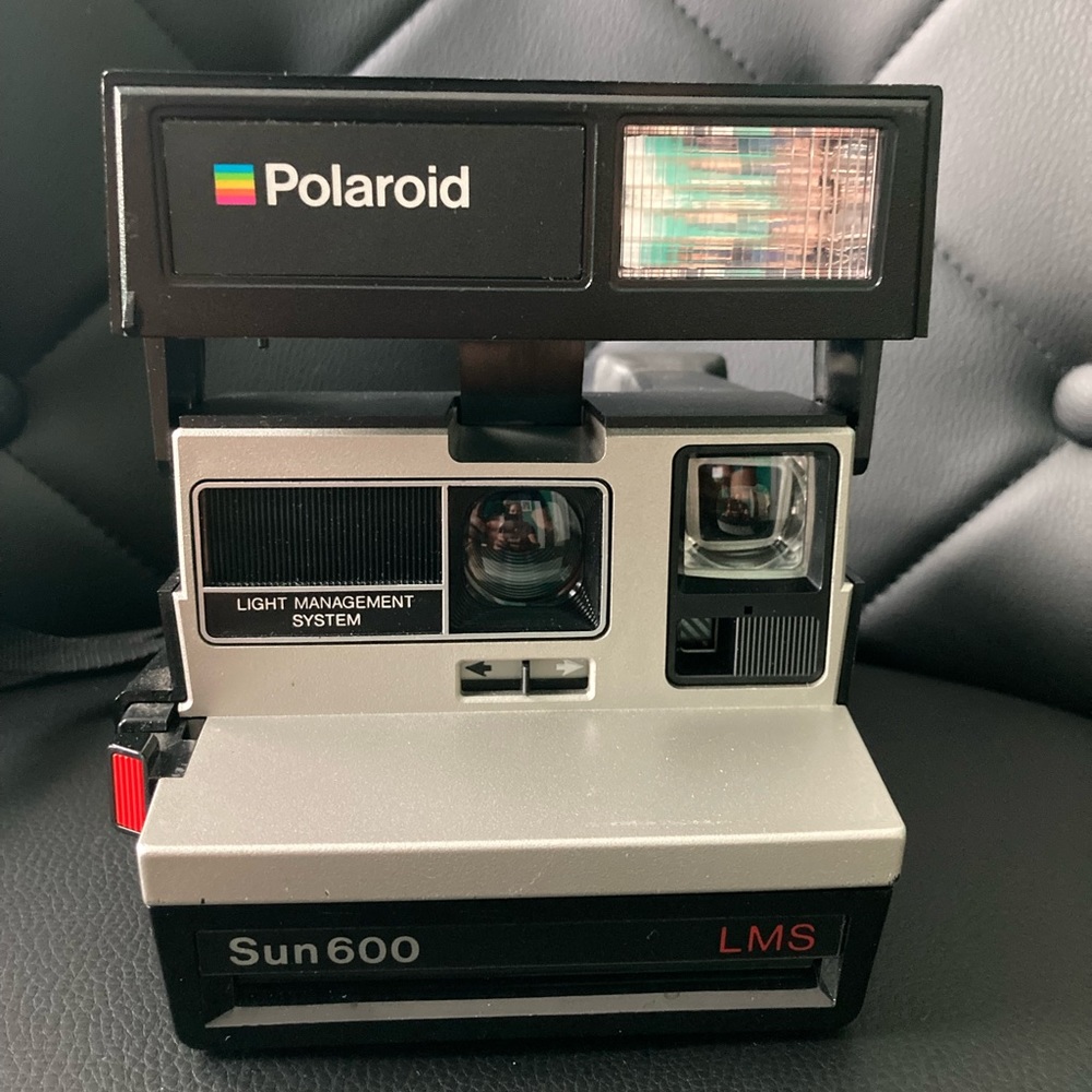 Vintage Polaroid Sun600 LMS Instant Film Camera